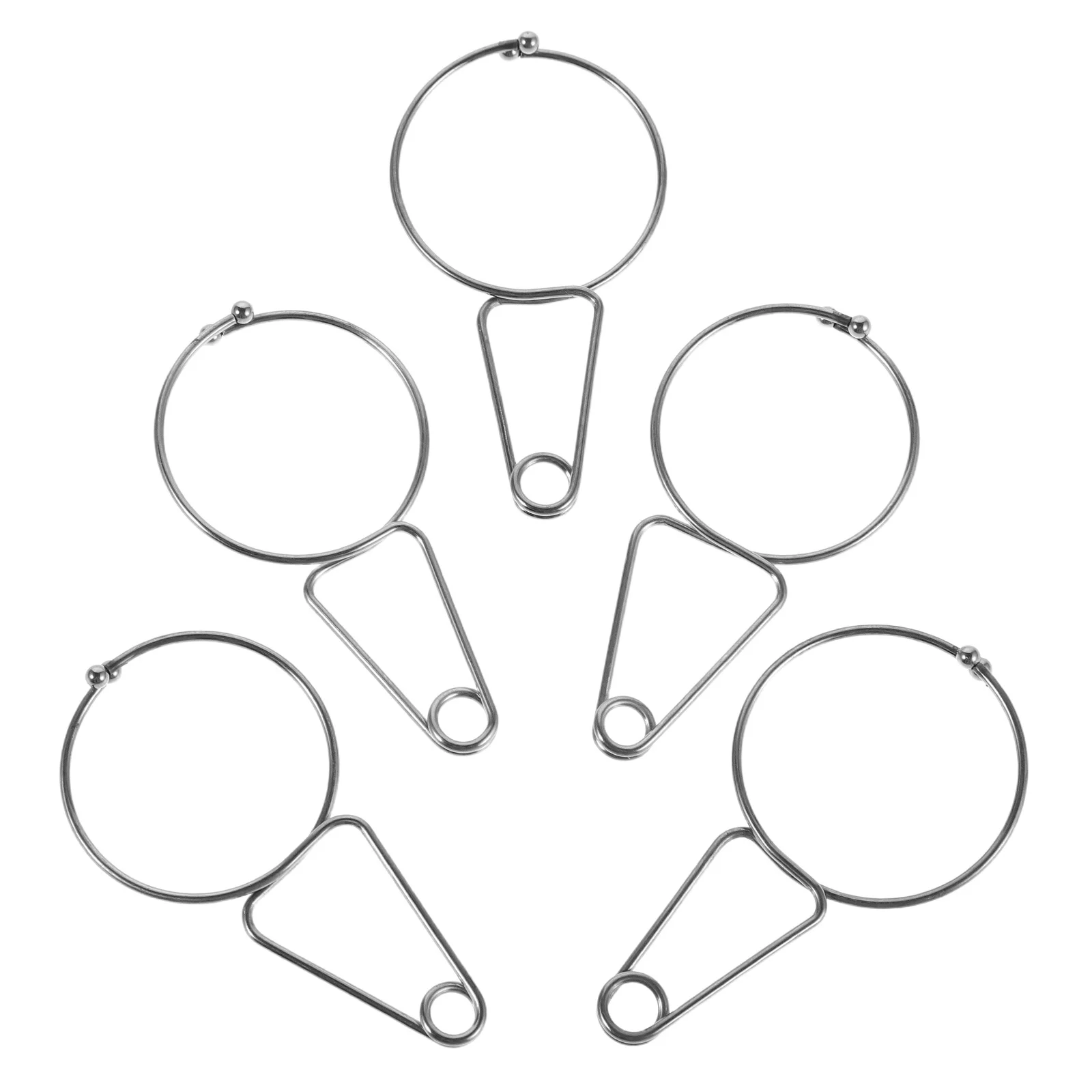 

5pcs Ear Acupoint Massage Clip Portable Acupressure Clamp For Stress Relief Headache Reduction Reflexology Tool Ear Therapy