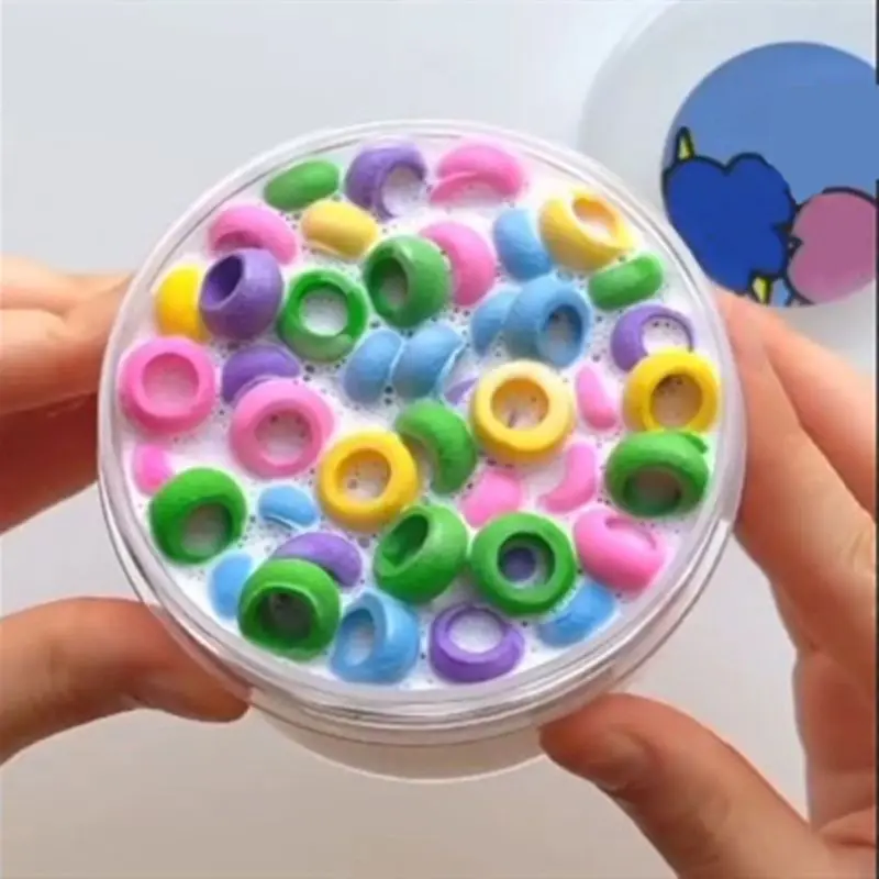 Color Fairy Tale Cotton Rings Puff Clay Decompression Popular Drop shipping