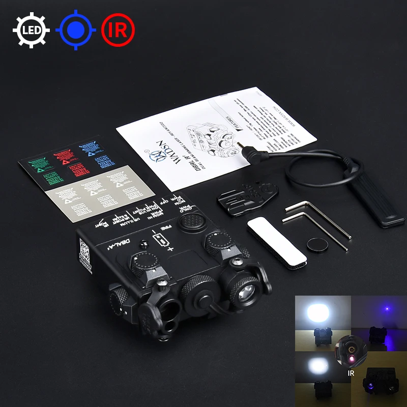 Alle Metalen NGAL DBAL MAWL-C1 OGL RAID-X Indicator Red Dot IR Groen Blauw Richt Zicht Laser Airsoft Tactische LED Licht 20mm Rail