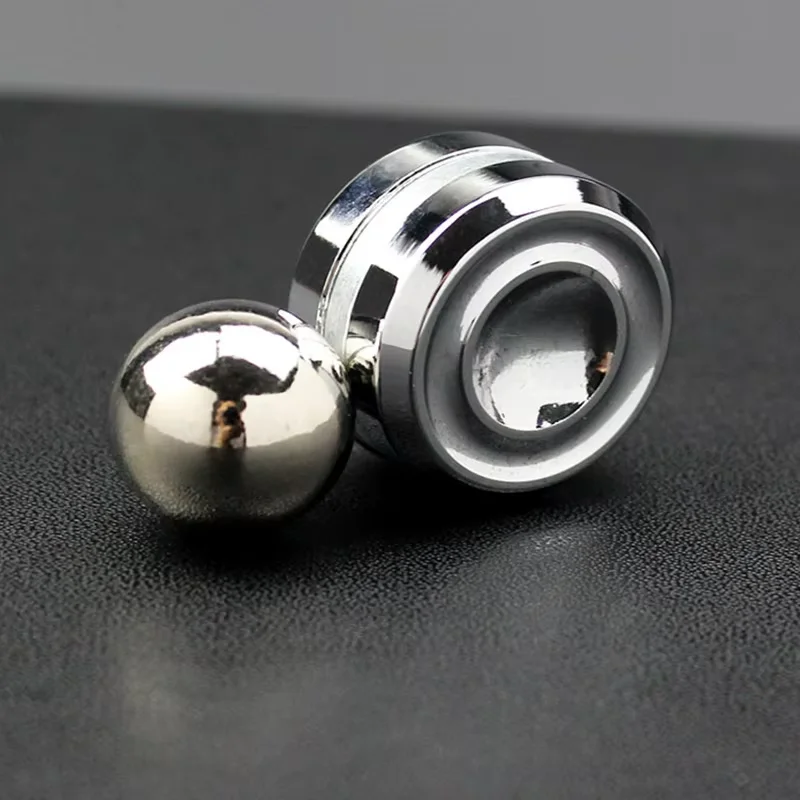 Adult Desktop Stress Relief Metal Fidget Toy Decompression Hypnosis Rotary Gyro Fingertip Toy Kinetic Round Spinner Kids Gift