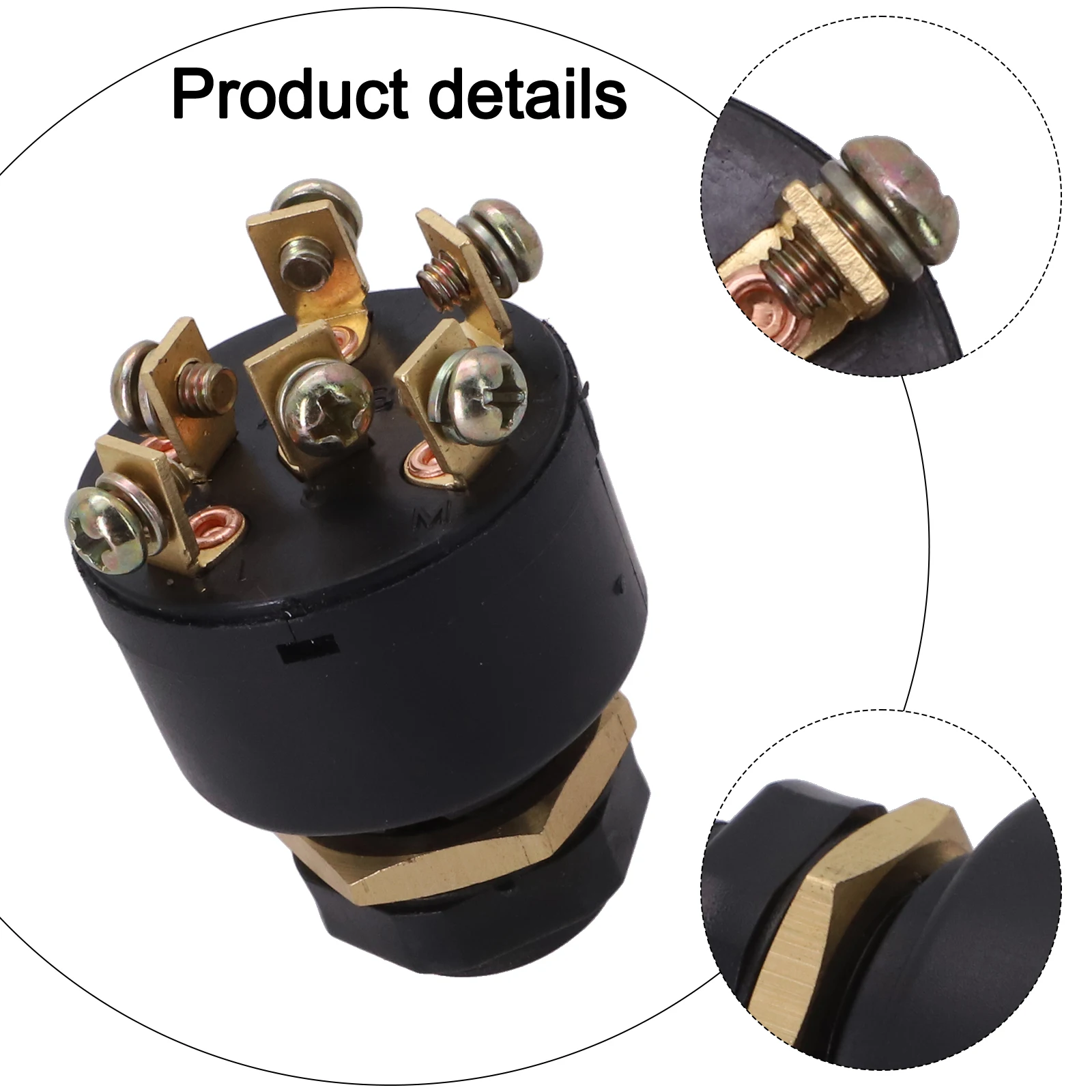 Ignition- Starter Switch With 2Keys For OMC Inboard Outboard Applications For Johnson For Evinrude Push-to-Choke