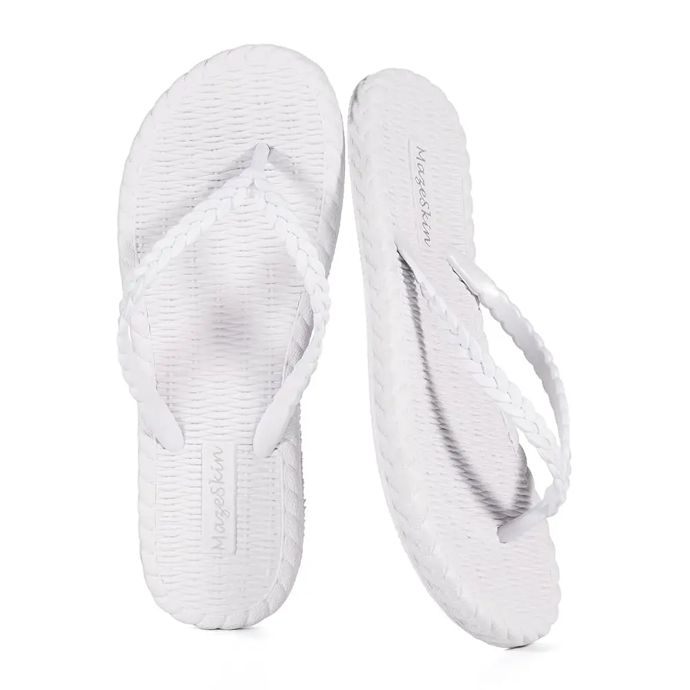 

Beach Soft Flip Flops for Women Shower Bath Quick Drying House Slippers Shoes Non-Slip Rubber Thong Sandals