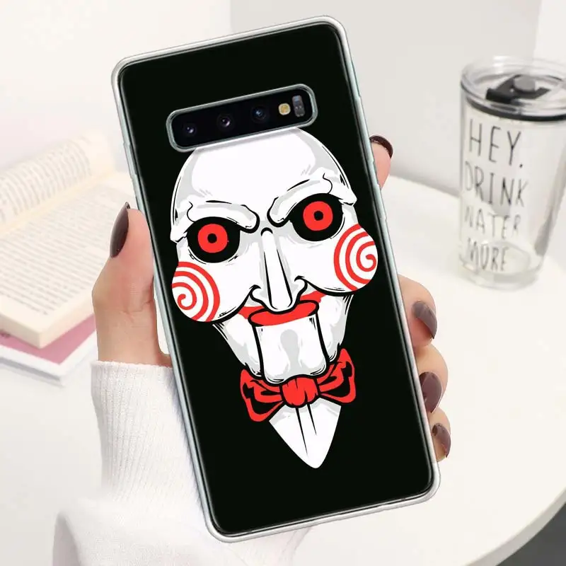 The Jigsaw Killer Horror Coque Phone Case For Samsung Galaxy S24 S23 Ultra S22 S21 S20 FE S10 Plus S10E S9 S8 + Lite Soft Cover