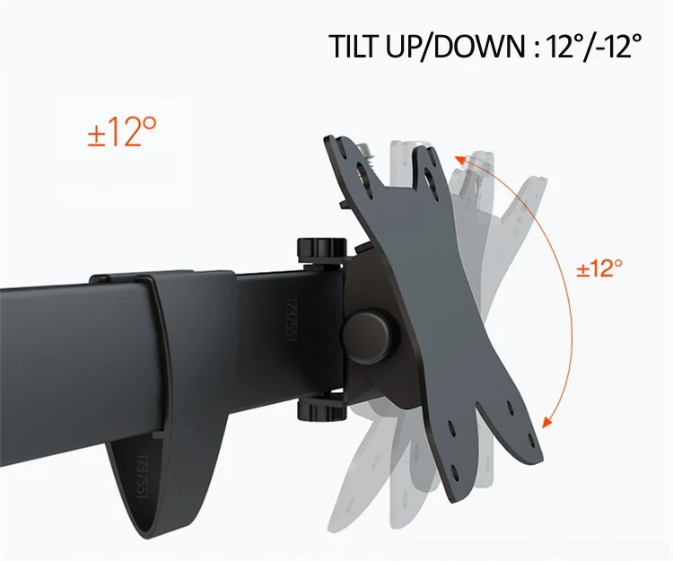 Soporte de escritorio para DL-HM104, base grande para cuatro monitores de 10 a 24 pulgadas, brazo de carga de 9,9 kg, 2020