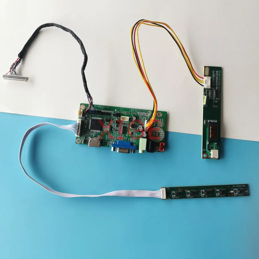 

LCD Display Drive Controller Board Fit B154EW01 B154EW04 B154EW08 B154EW02 VGA+HDMI 1-CCFL 1280*800 30 Pin LVDS 1280x800 Kit DIY