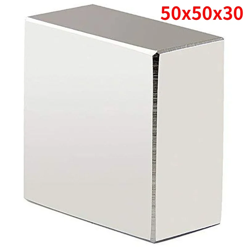 

Neodymium Magnet 1pc N52 50x50x30mm 40x40x20mm Super Strong Powerful Square Block Permanent Rare Earth Magnets Gas Meter