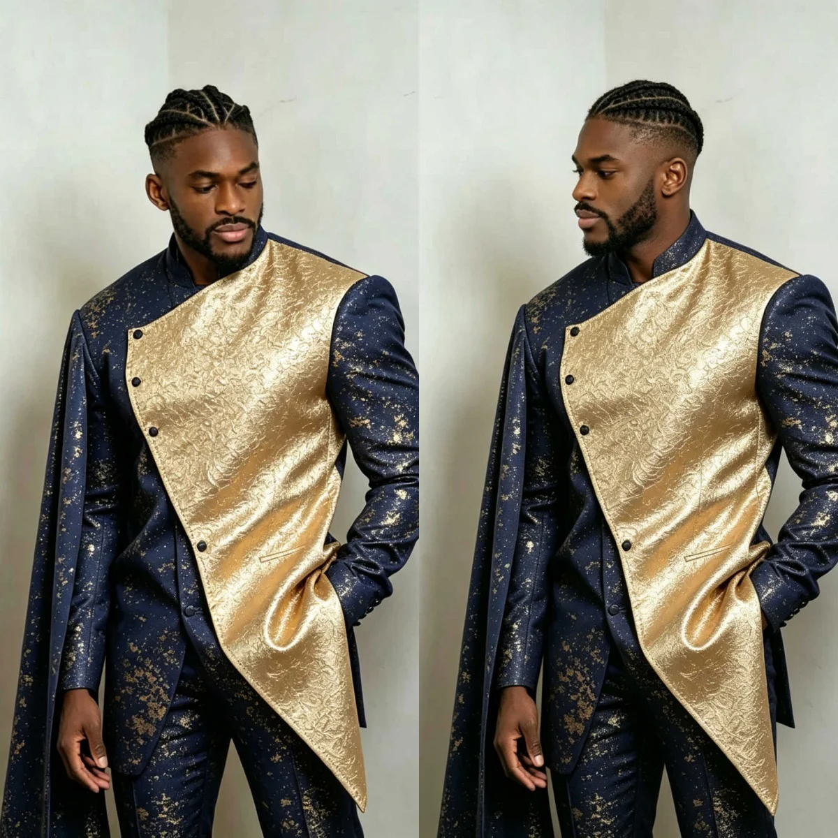 Men Formal Party Wear Outfit - Unique Design Men Tuxedos With Cap