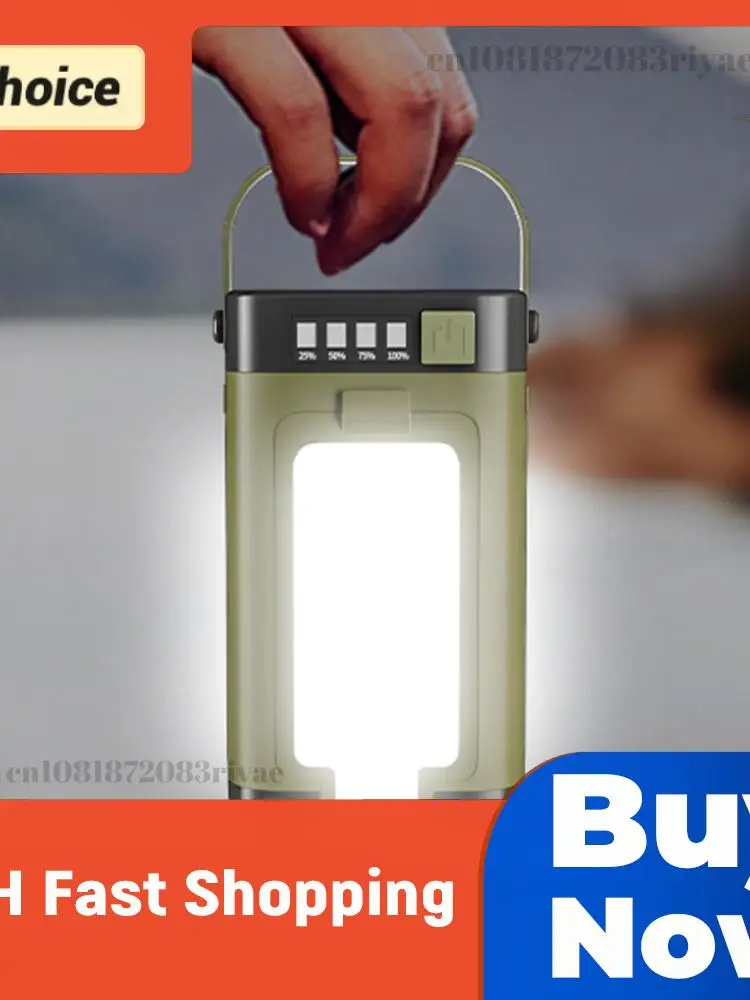 Foldable Camping Light Waterproof Rechargeable Lantern Solar Camping Lantern LED Tent Light for Camping Hiking Fishing