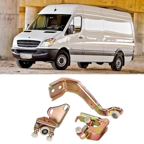 Imagen 1 del producto Juego de guías de rodillos para puerta corredera derecha de coche, para Mercedes/Dodge/Freightliner/LT Sprinter 017600128 / 9017601047 / 9017601347