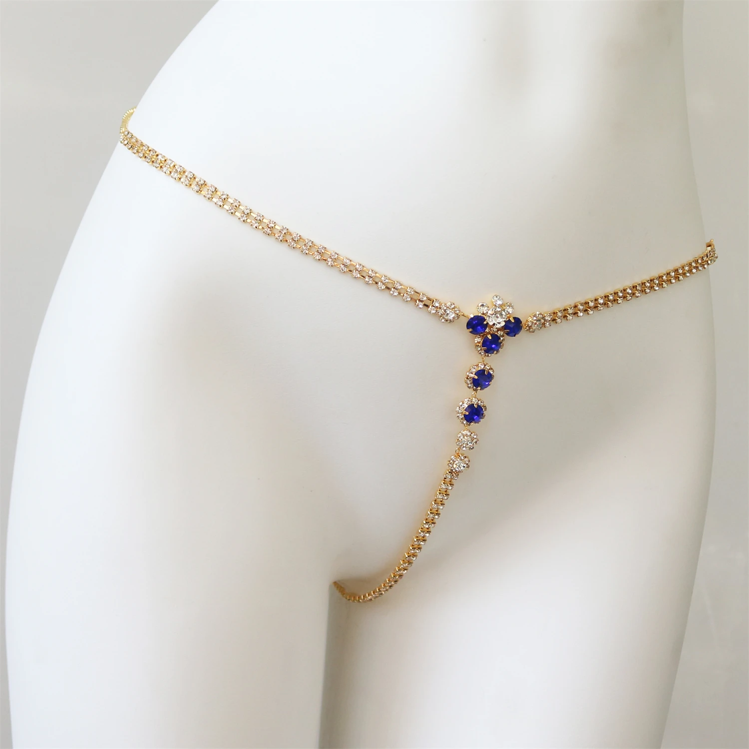 بيكيني بيكيني بسيط مثير للنساء ، سلسلة الجسم ، مجوهرات عتيقة رائعة ، إكسسوارات ساخنة ، Rheinstone #3