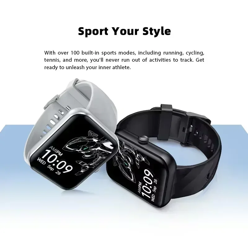 Global Version Black Shark GT SmartWatch 1.78 AMOLED Screen 10 Days Battery Life  BT Calling Health Monitoring 100+ Sport Modes