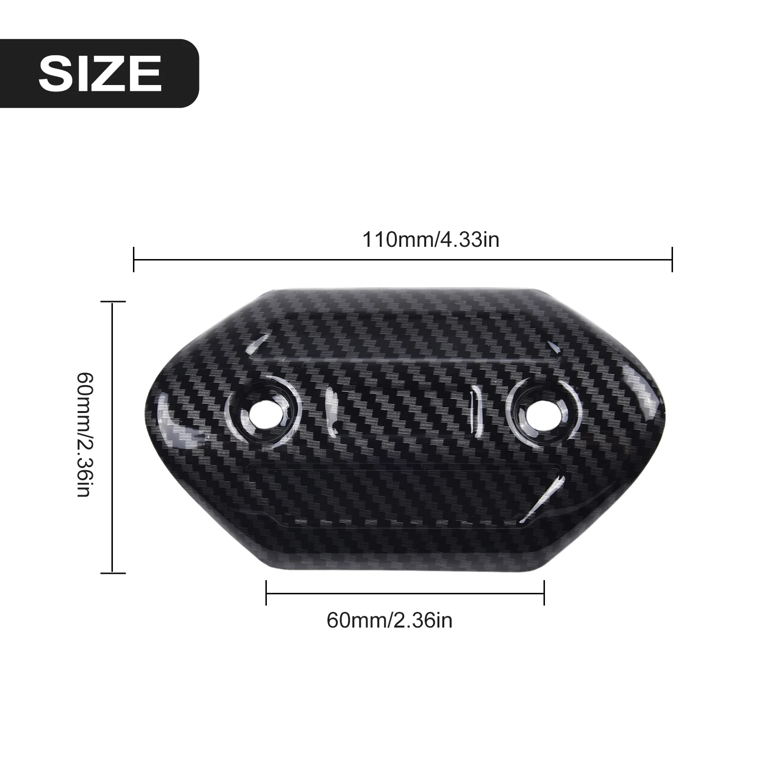 Easy Installation And Usage High Performance Real Carbon Fiber Great Heat Shielding Performance Heat Shield Tube Cover