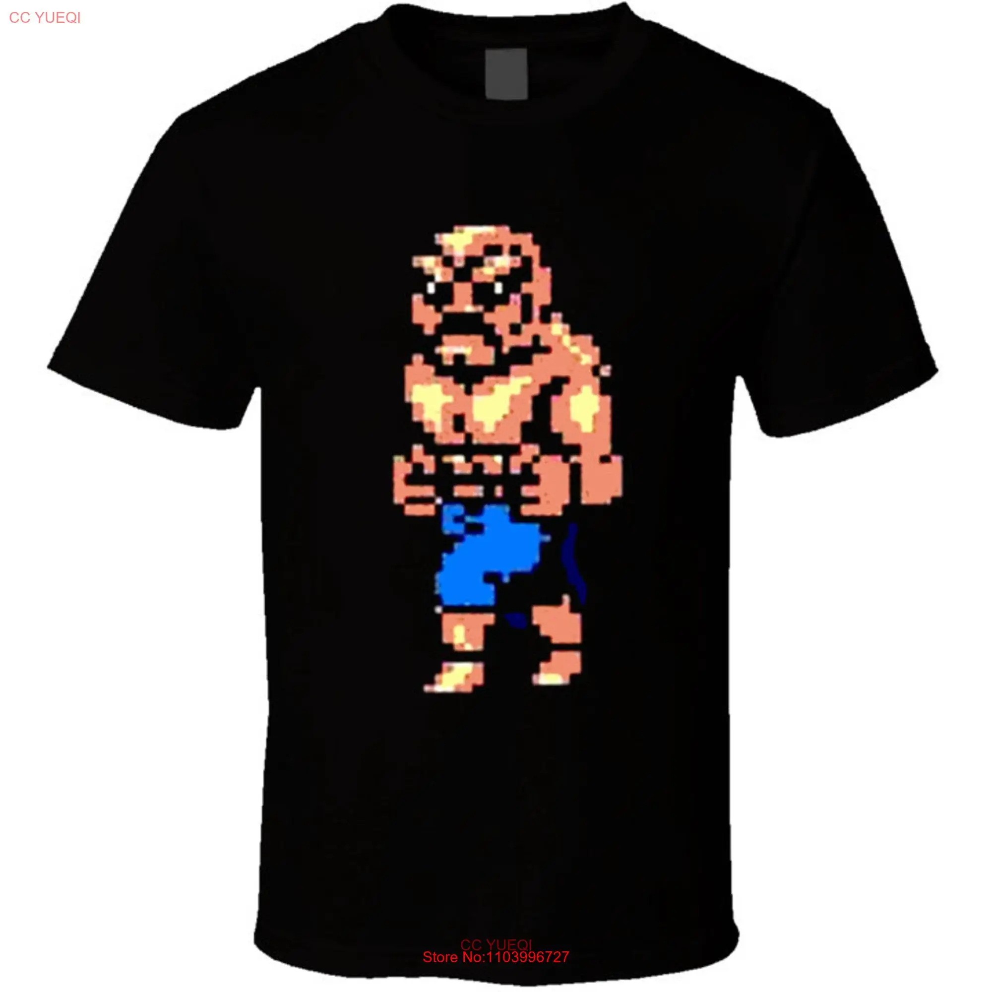 Double Dragon Abobo 8 Bit T Shirt long or short sleeves