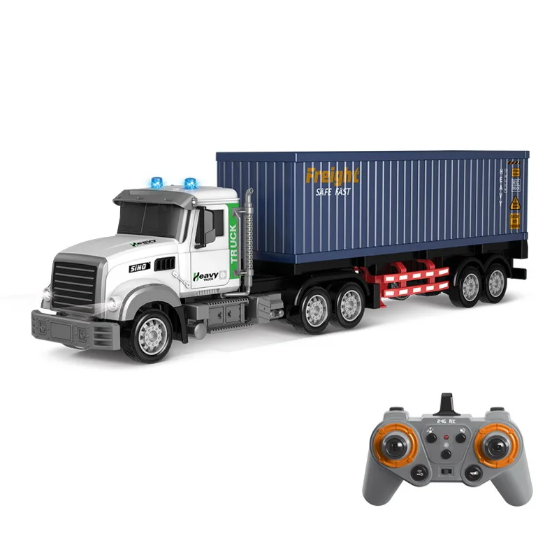Zabawny Samochód Zabawka Prezent - 60cm Super Przyczepa Kontenerowa Ciężarówka RC, Model Samochodu Zdalnie Sterowanego, Monster Truck, Zabawki Samochody RC dla Chłopców