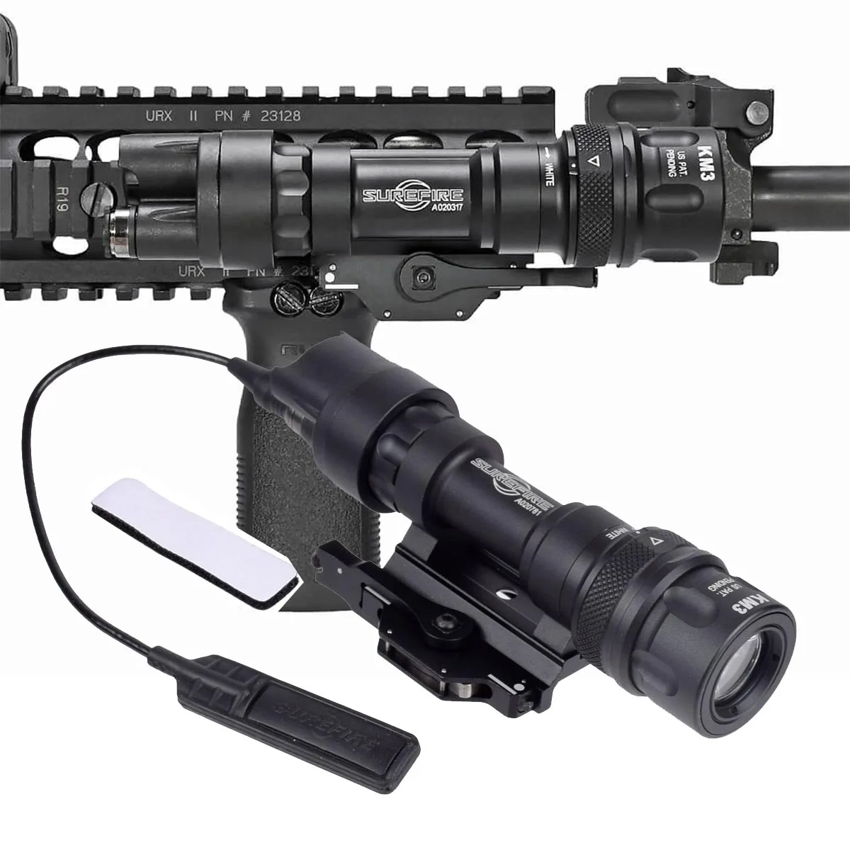 surefire-m951-m952v-strobe-m952v-ir-ir-led-tactical-metal-scout-light-airsoft-m600-upgrade-hunting-rifle-ar15-hanging-flashlight