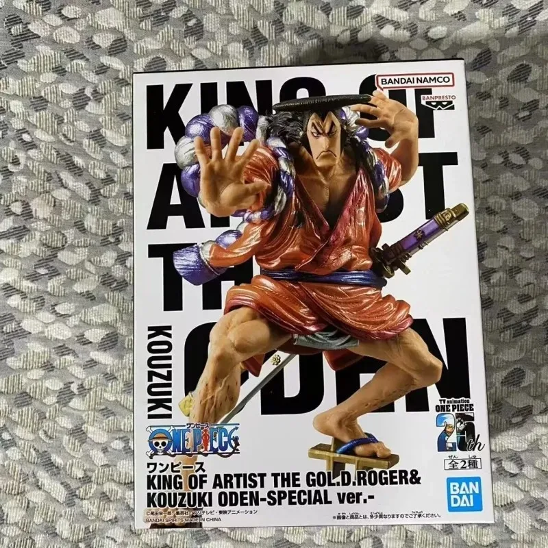 BANDAI Genuino One Piece KING OF ARTIST THE GOL.D.ROGERKOZUKI ODEN Anime Action Figures Ornamenti Giocattoli di modello