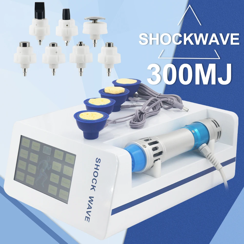 300MJ Shockwave Therapy Machine Effective Treatment Erectile Dysfunction Limbs Pain Relief Massage EMS Relax Shock Wave Massager