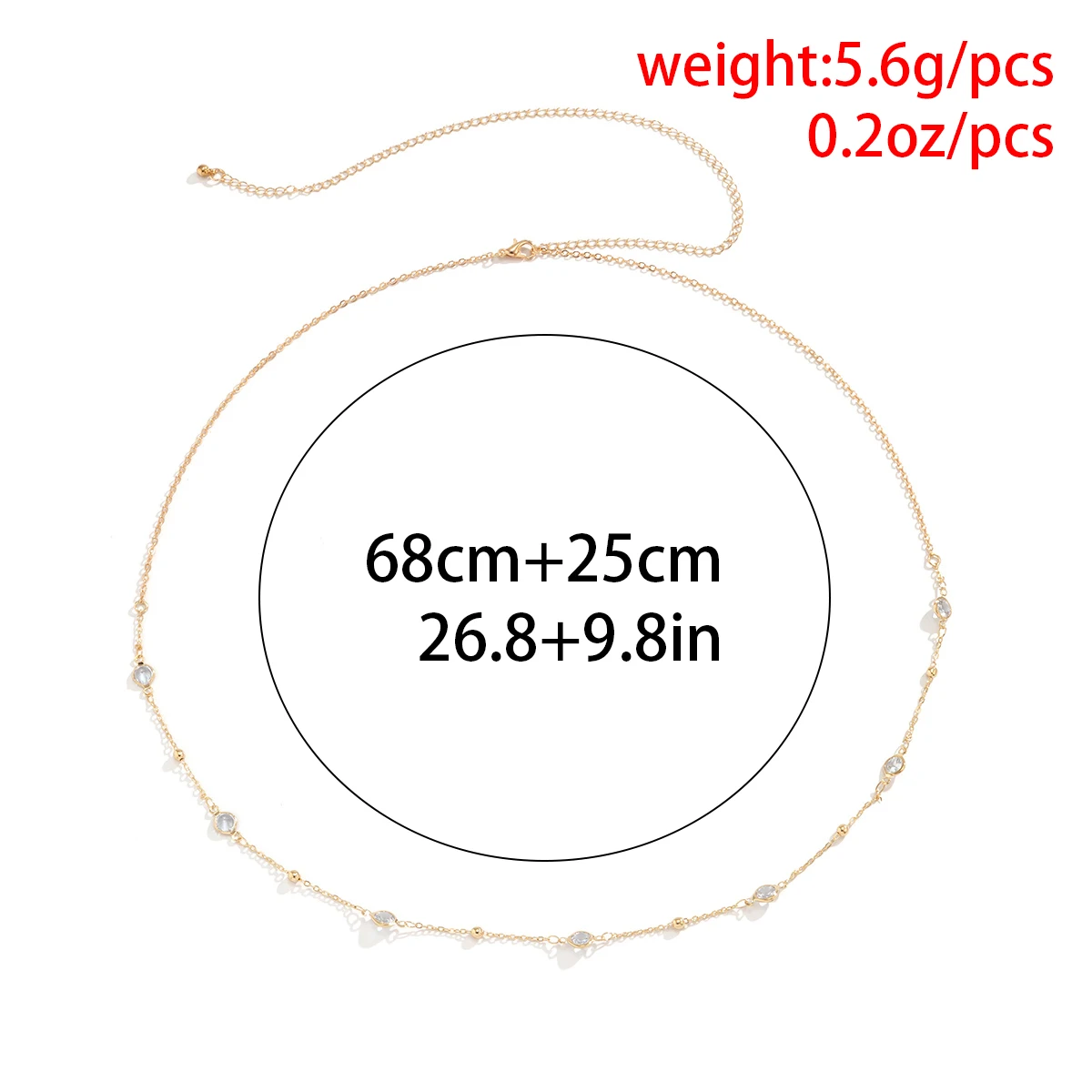 Sexy Body Waist Chain Jewelry For Women Vintage Minimalism Crystal Belly Belt Chain Bohemia Spring Summer Beach Vacation Bijoux