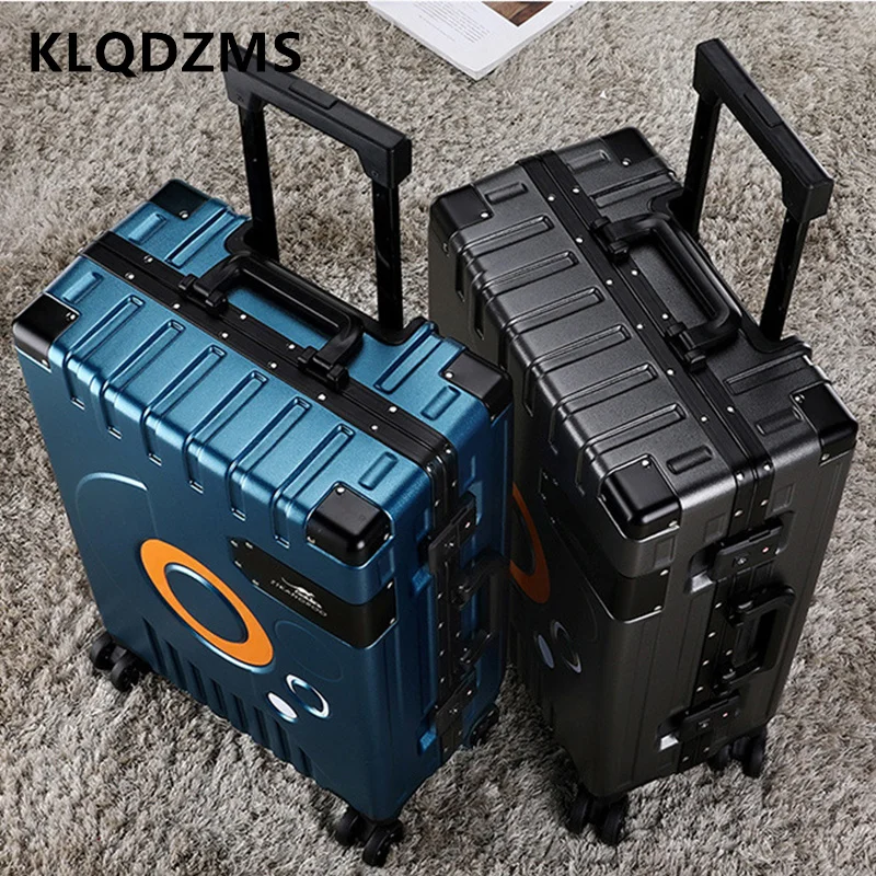 KLQDZMS Luggage Aluminum Frame Boarding Box 20 Inches PC Luggage 24