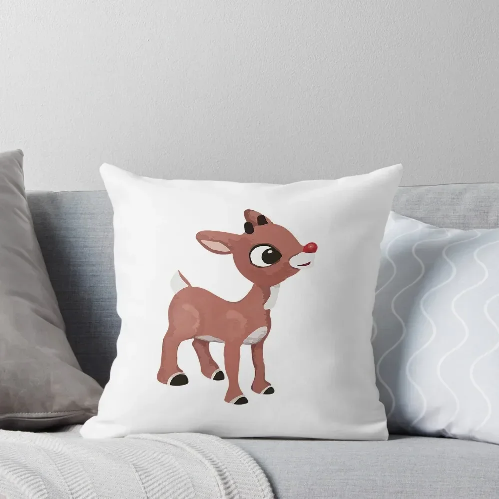 Classic Rudolph The Red Nosed Reindeer T-ShirtClassic Rudolph Throw Pillow Sofas Covers Decorative Cushion pillow