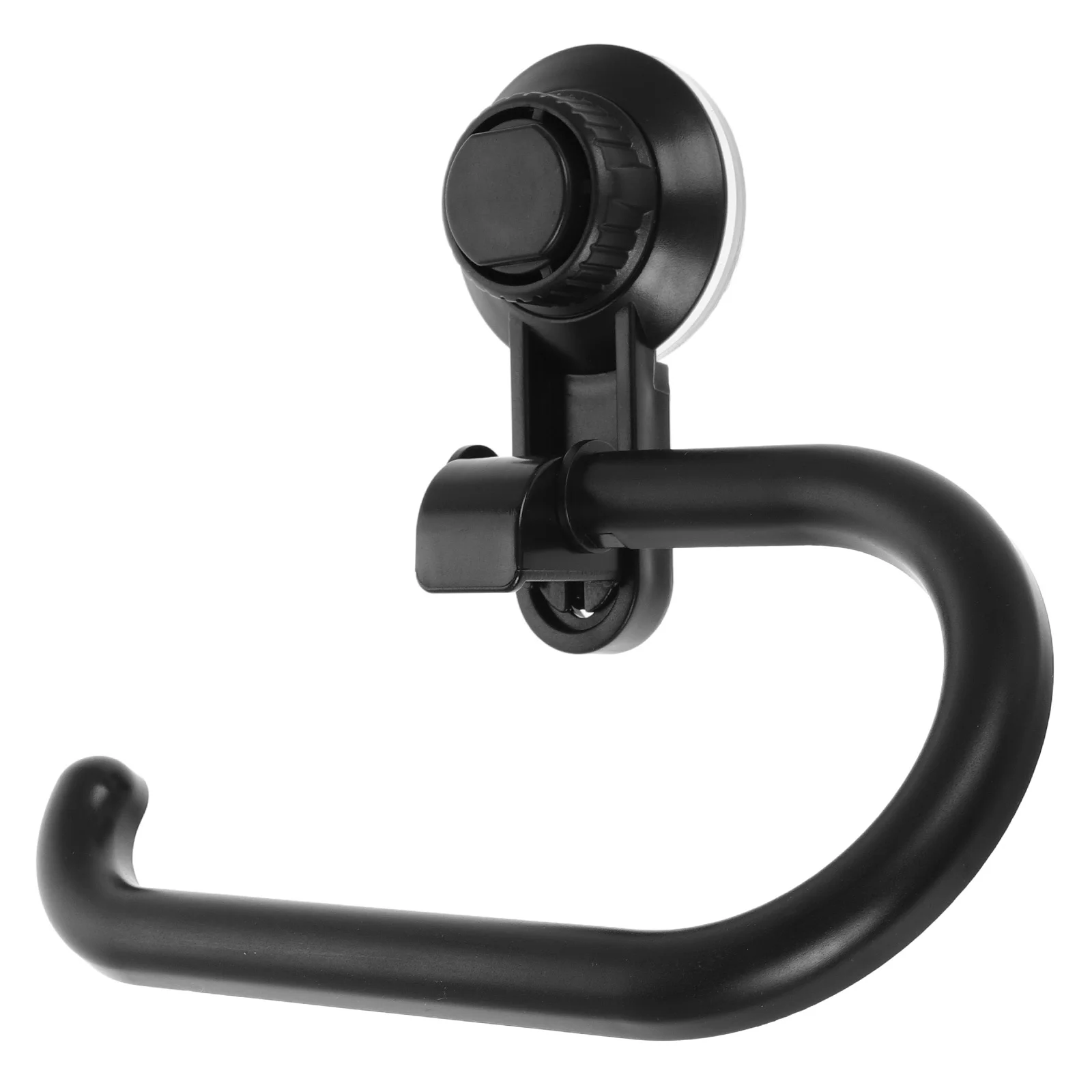 

Wall Hook Rack Suction Cup Paper Towel Holder Toilet Black Holders for Bathrooms