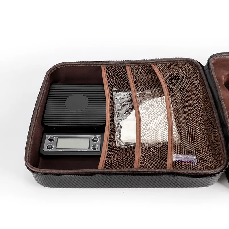 

Hand brewed coffee set combination, hand crank bean grinder