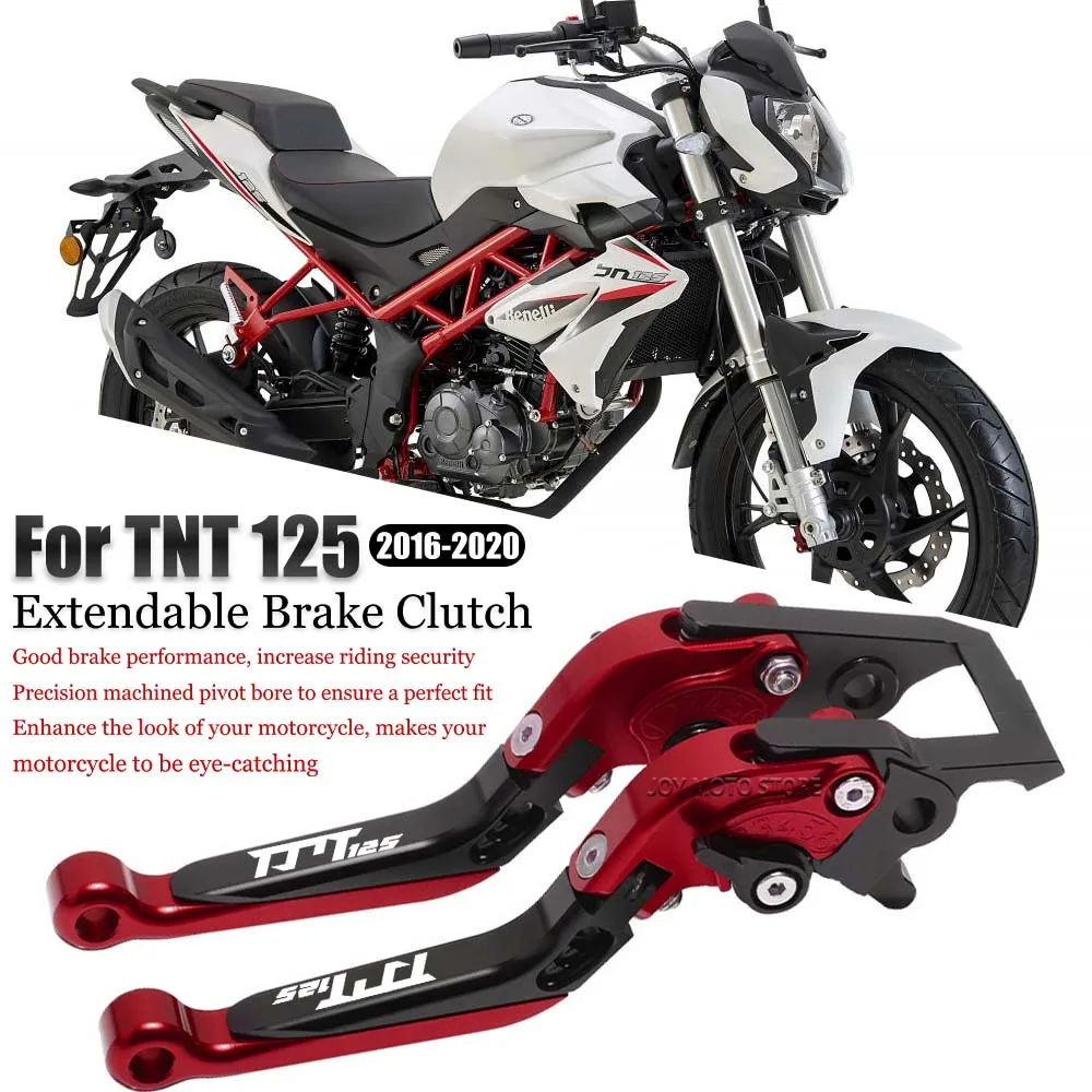 

Для Benelli TNT tnt125 2016-2020 аксессуары для мотоциклов ЧПУ рычаг сцепления тормозной рычаг набор регулируемых складных рычагов ручки