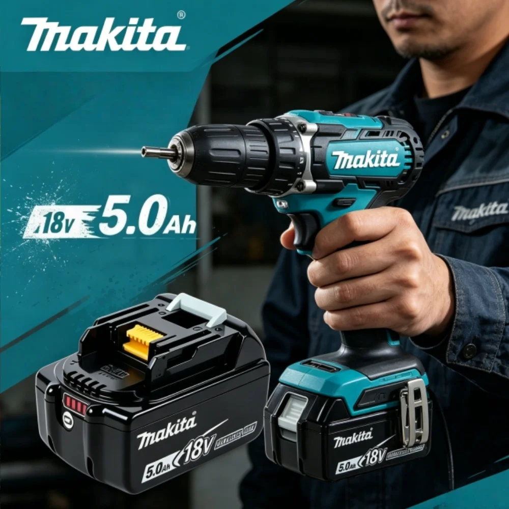 Makita BL1850 18V 5.0Ah Original Battery Tool Compatible with BL1830 BL1860 BL1850B for 18 Volt Wireless Grinder