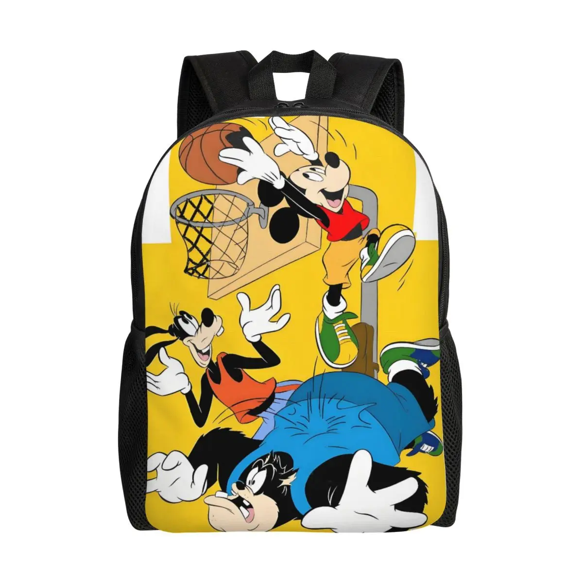 

G-Goofy Goof Travel Backpack Women Men School Computer Bookbag Anime Cartoon College Student Daypack Bags