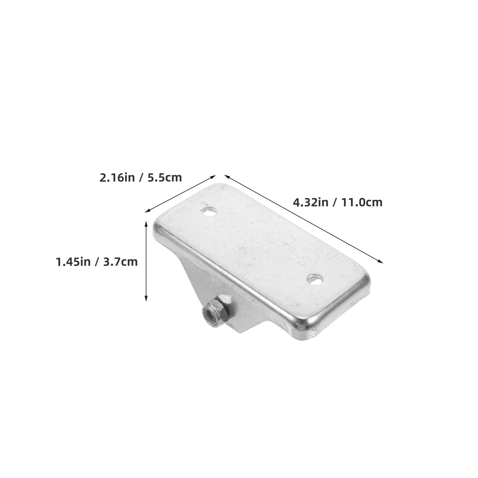 Piastra di Supporto per Martinetto da Rimorchio, Base Robusta e Resistente, Aggiornamento per Rimorchi Utilitari, Camper, Stabilizzatore per Campeggio e Livellamento