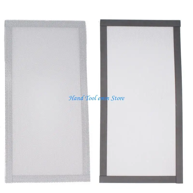 H37F Chassis Cooling Dust Filter PVC Net Guard Fan Cover Dust Filter Net Durable 12X24cm/14X28cm
