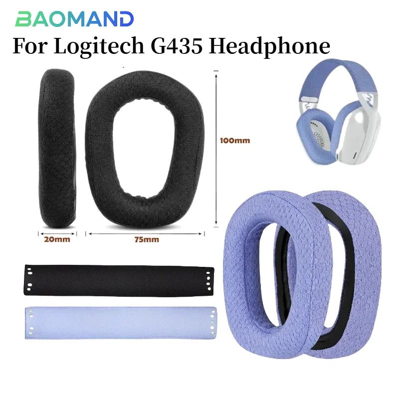 

Replacement Earpads For Logitech G435 Ear Cushion / Headphone Ear Pad