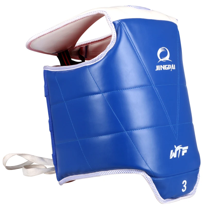 التايكوندو WTF حامي الجسم السجال والعتاد حارس الصدر WTF التاي كوون دو الكاراتيه الصلبة عكسها حامي الصدر للأطفال الكبار