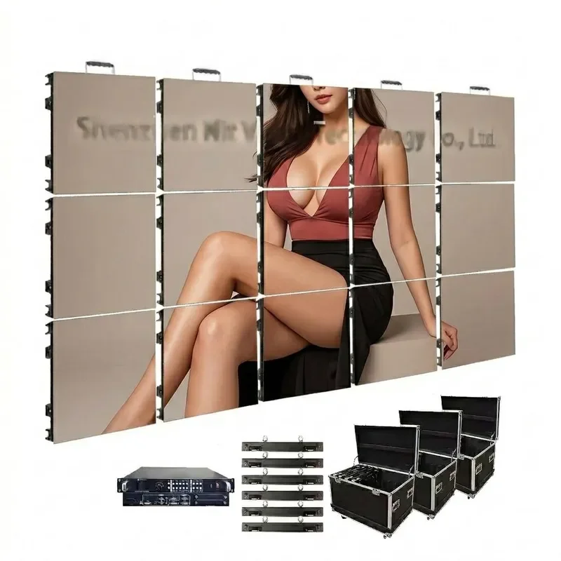 for Easy Installing Indoor Outdoor Giant Stage Led Video Wall P2.6 P2.97 P3.91 P4.81 Seamless Splicing Rental LED Display