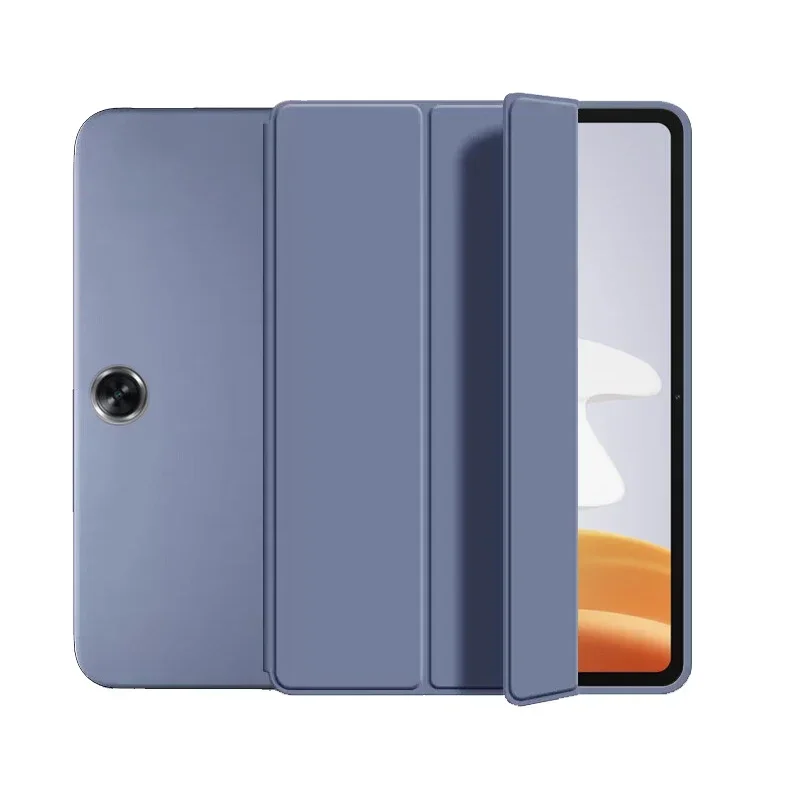 เคสสำหรับ OnePlus Pad Pro 12.1นิ้ว2024หนัง PU ซิลิโคน TPU ด้านหลังแบบตั้งได้สำหรับ OnePlus Pad 2 12 1เคสแท็บเล็ต