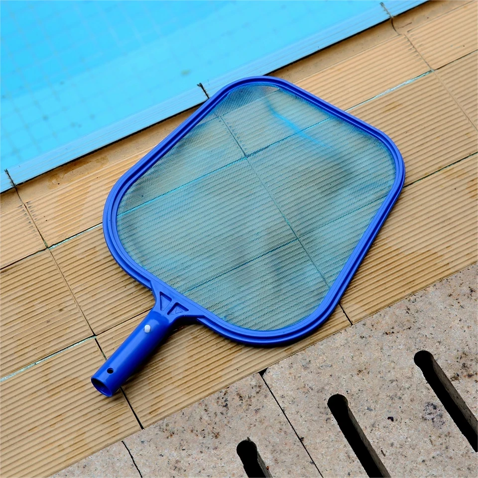 Leaf Skimmer Schwimmbäder Reinigungsnetz SPA Müllskimmer Rake Leaf Mesh Deep Bag Teich Blätter Reinigungsnetz Poolzubehör