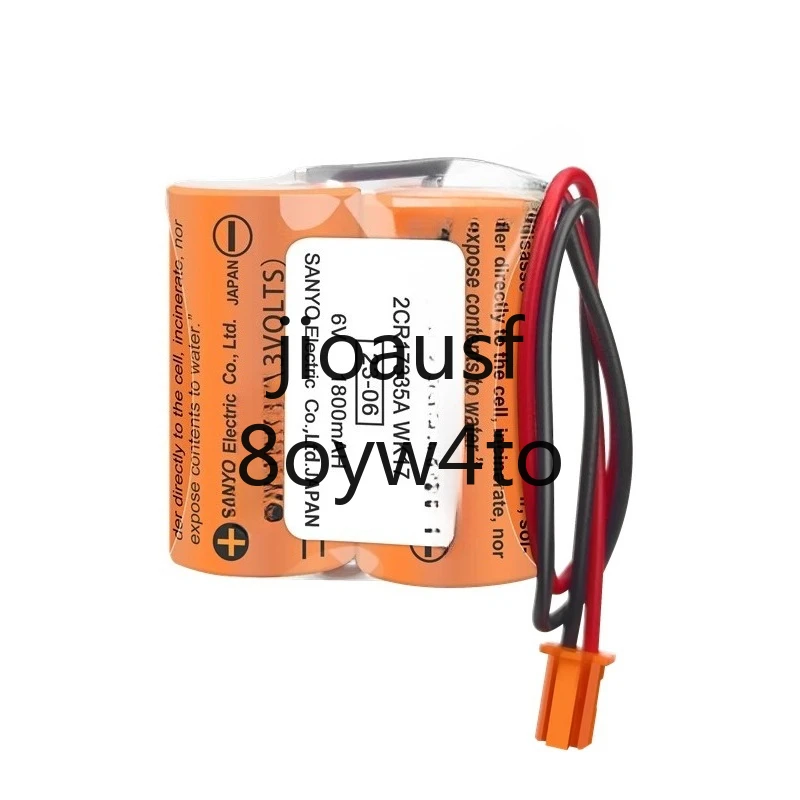 الأصلي MR-BAT6V1SET 2CR17335A WK17 6V CR17335 ميتسوبيشي MR-J4 بطارية سيرفو #1