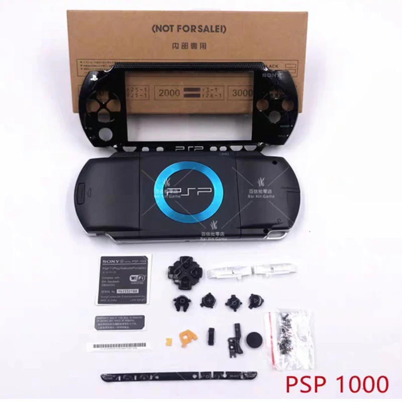 Full Housing Case for Sony PSP1000 PSP 1000 Complete Shell High Quality Multi Color Case Replacement with Buttons Kit Shell