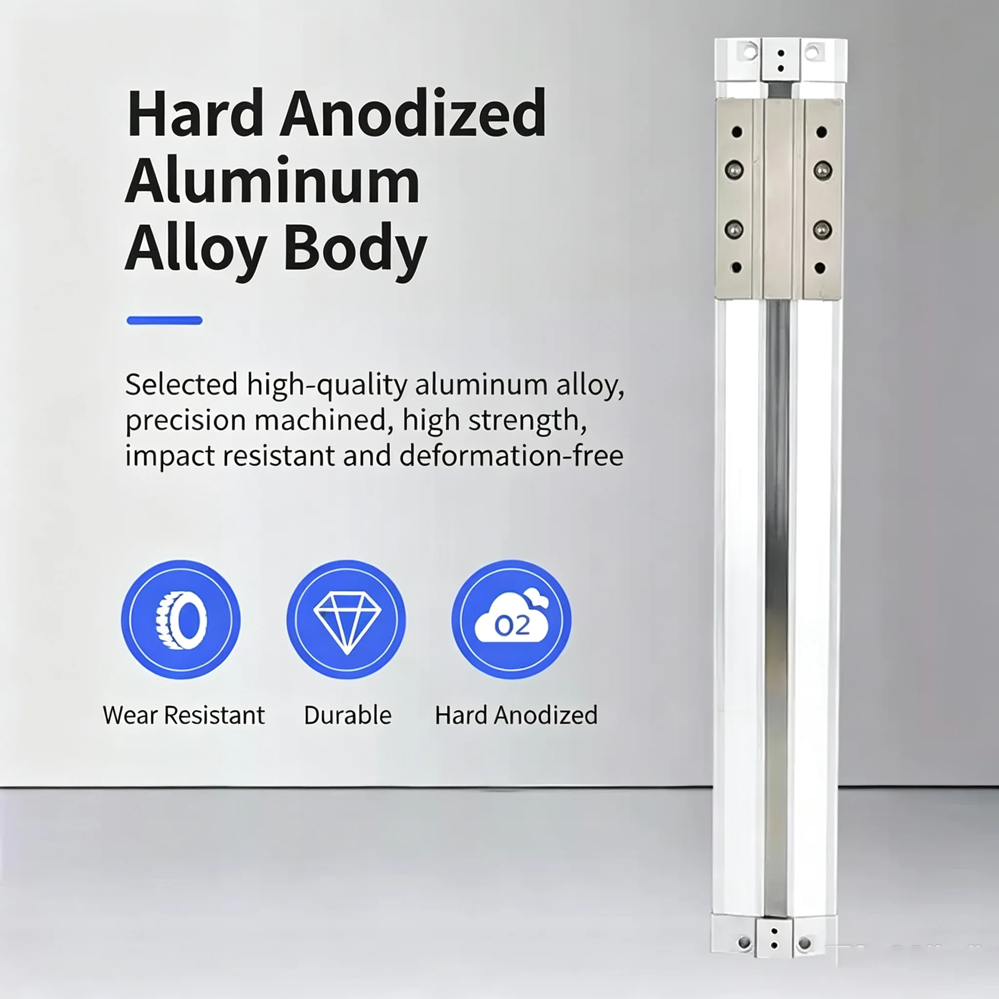 MY3B16-100 MY3B20-200 MY3B25-300 MY3B32-400 MY3B40-500 Air Pneumatic Cylinder Type Mechanically Jointed Rodless Cylinder