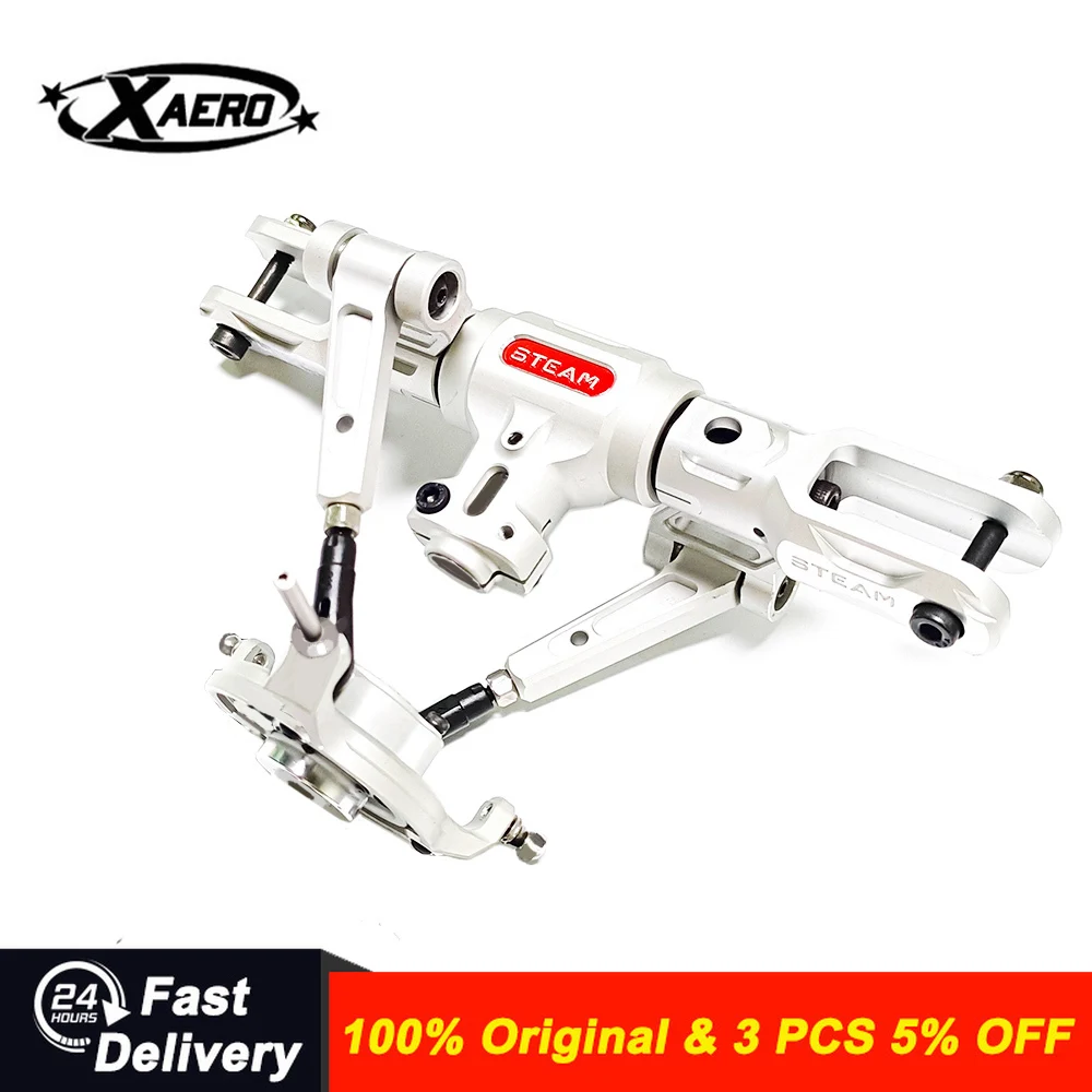 STEAM 600 DFC Metal FBL Rotor Head Assembly Compatible with ALIGN T-REX 550 600 RC Helicopter