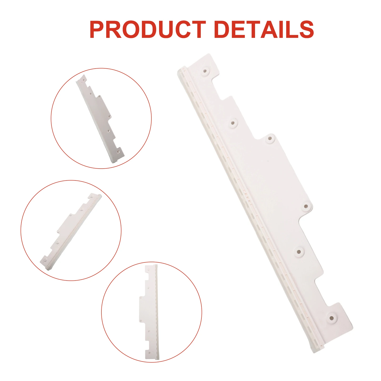 Wiper Strip For Mamibot For FlomoI Plus For Atvel Floor Scrubber Black Rubber Squeegee Replacement Part Cleaning Accessories