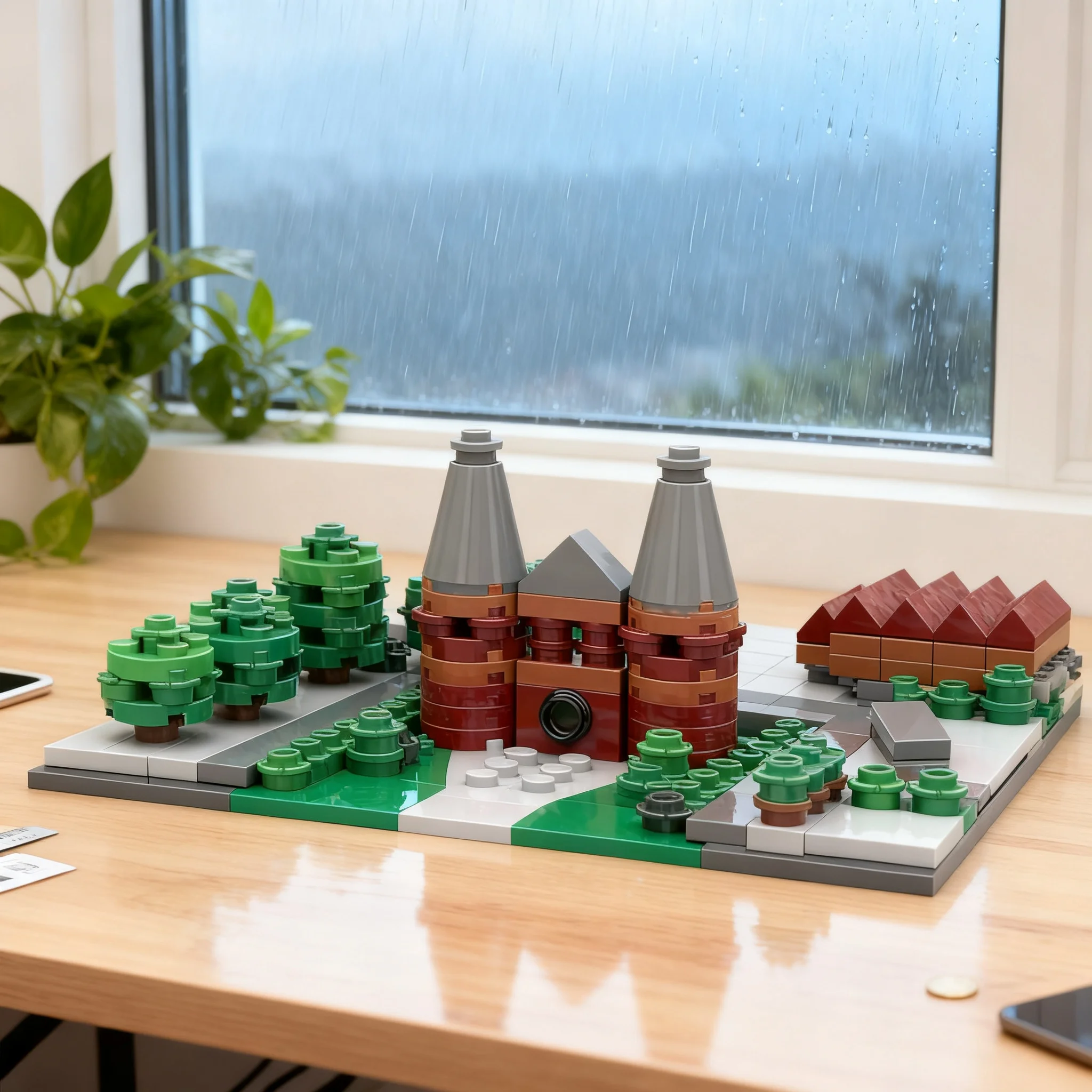 354pcs MOC Architecture Holstentor Model Building Blocks Christmas Gift Architecture Toy Birthday Art Creative Idea Assemble