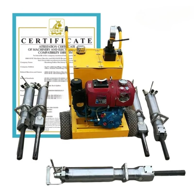 Hydraulic Rock Splitter for  Concrete Splitting Gun Mining Tunneling Demolition Construction Rock Breaking Rock Splitter