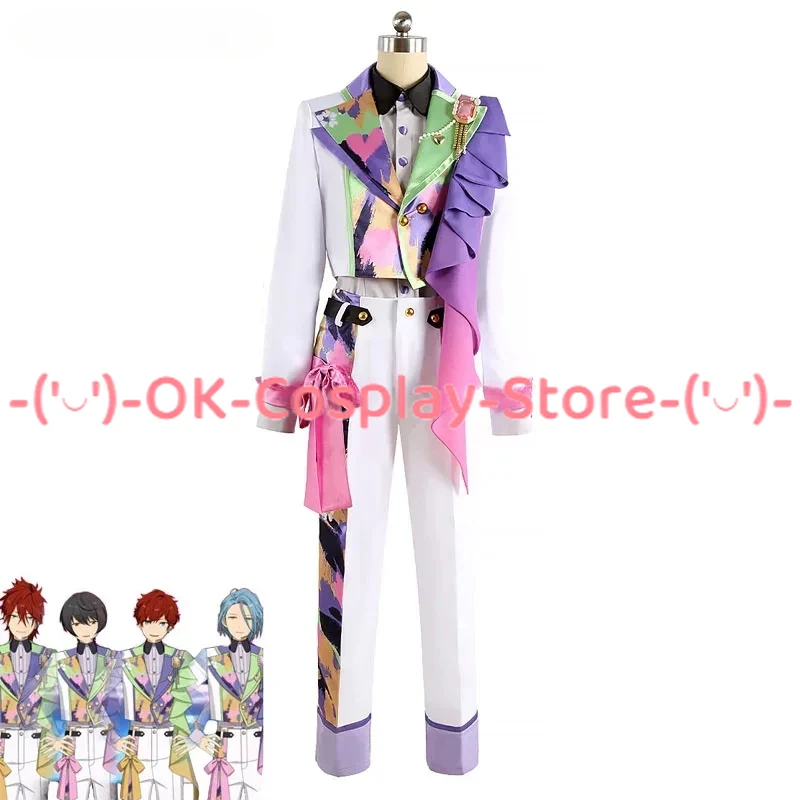 

HiMERU Sakuma Ritsu Cosplay Costume Game Ensemble Stars 8th Anniversary Cosplay Fancty Party Suit Halloween Uniform Custom Made