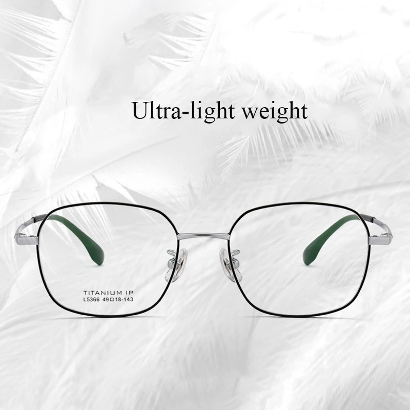 BCLEAR New Arrival Fashion Pure Titanium Glasses Frame Man Women Optical Prescription Eyeglasses Small Face High Quality Eyewear