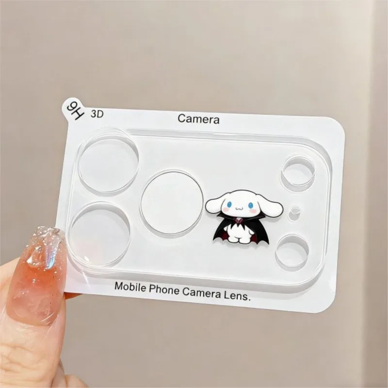 Cate 3D Cartoon HD Glass Camera Lens Protector For iPhone 17 Pro Max 17 Pro Cute Hello Kitty Kuromi Lens Screen Protectors Film - view 2