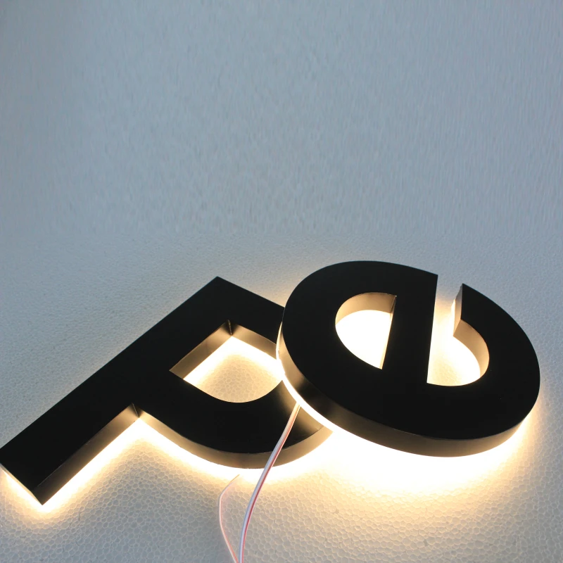 Outdoor Led Illuminated Sign Led Backlit Store Sign Letter Shop Signboard 3D Custom Led Sign