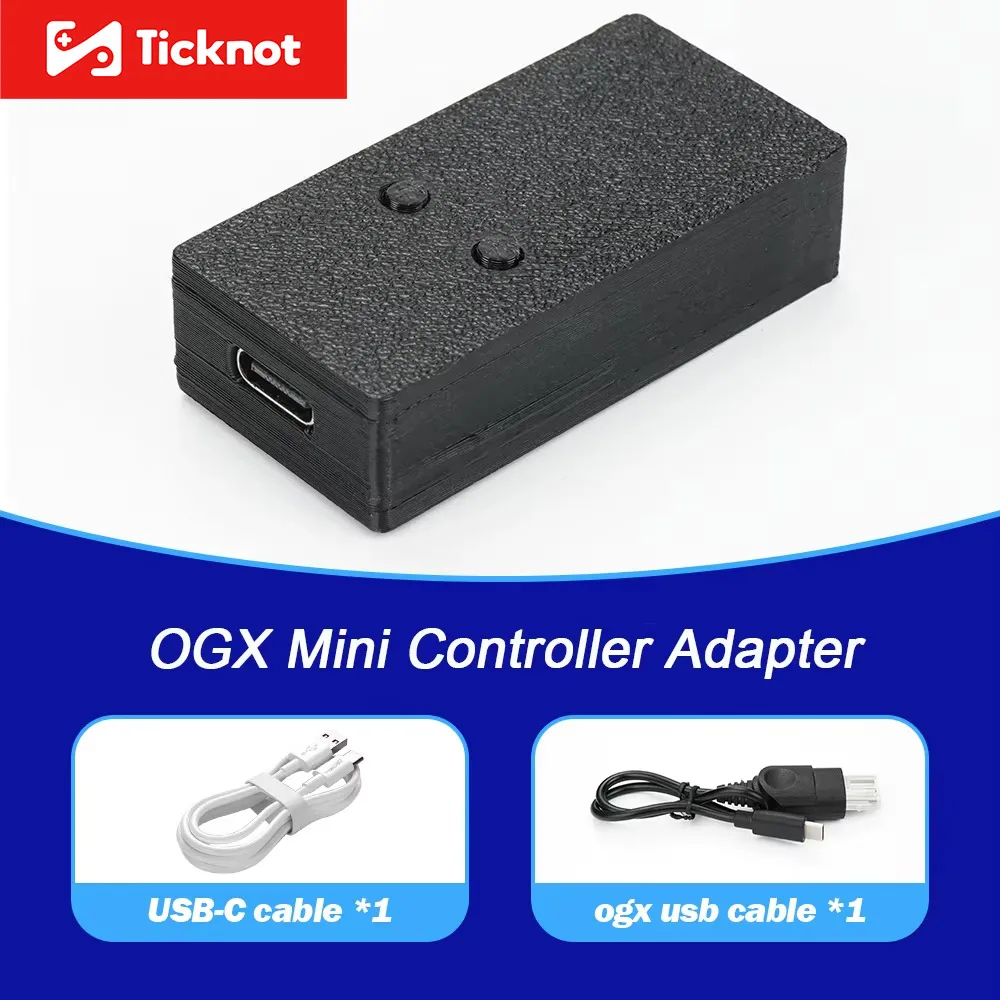 OGX Mini Controller Adapter For Original Xbox/PC/PS3/Switch Wired Gamepad Converter For Xbox 360/Xbox Series X USB Control