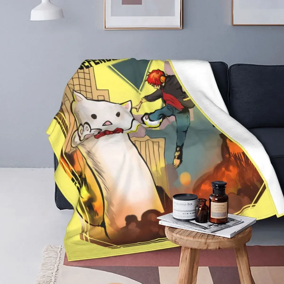 Seven Zero Seven Mystic Messenger Collection Blankets Flannel  707 MM BG Otome Game Throw Blanket for Bedding Bedroom Quilt