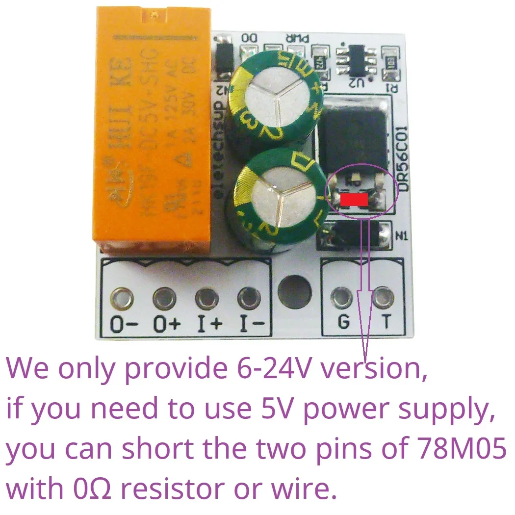 2A Pluggable Terminal Motor Forward Reverse Self-locking Controller DC Polarity Reversal Circuit Bistable DPDT Relay Module